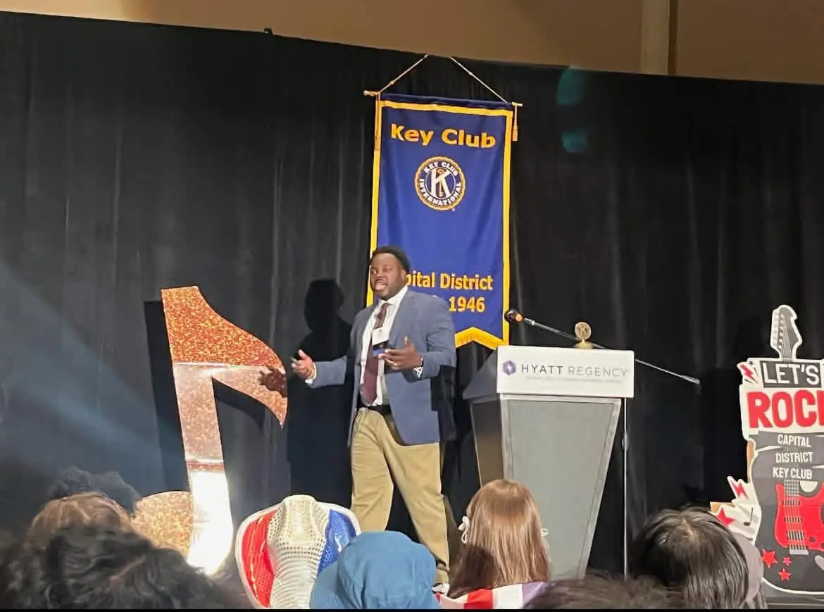 Presenting at a conference