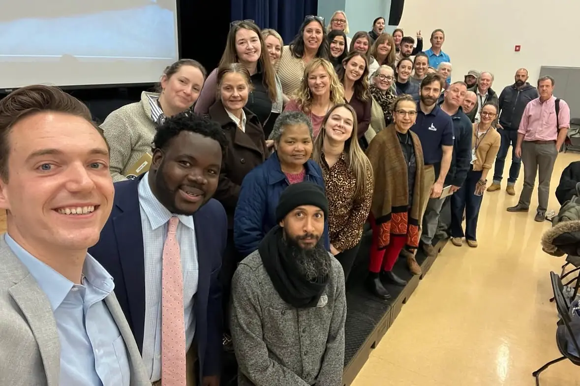 With educators after a Pathway to Better session